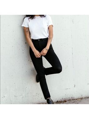 Imogene + Willie Elizabeth High Rise Slim Black Jeans Size 25